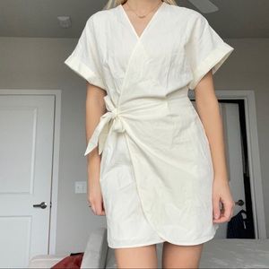 & other stories Wrap mini dress size 4